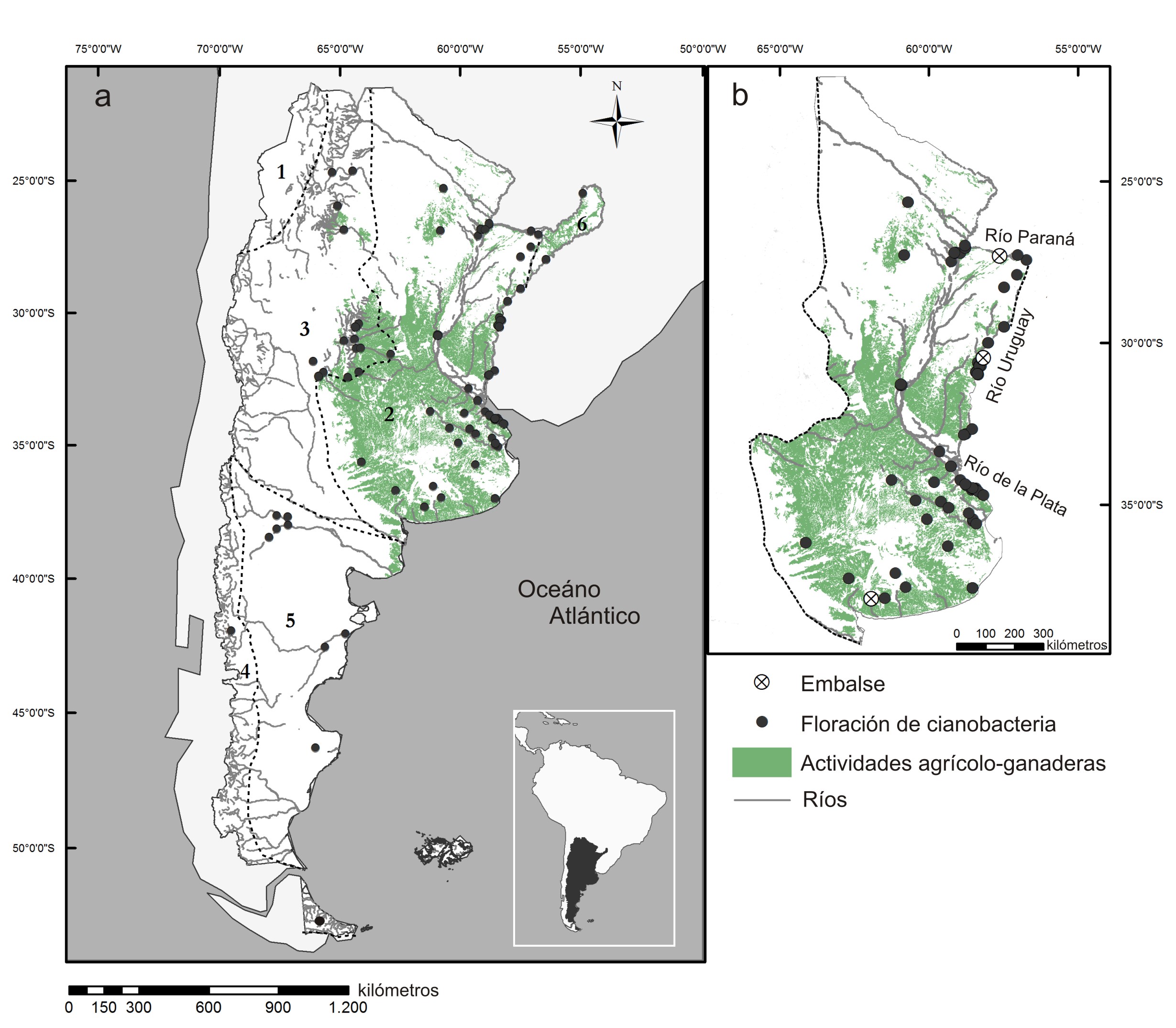 Floraciones de cianobacterias toxígenas en Argentina, un potencial riesgo sanitario y ambiental