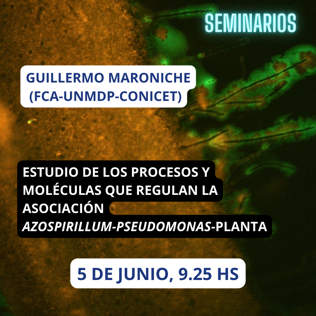 Seminarios INBIOTEC invitado: Guillermo Maroniche
