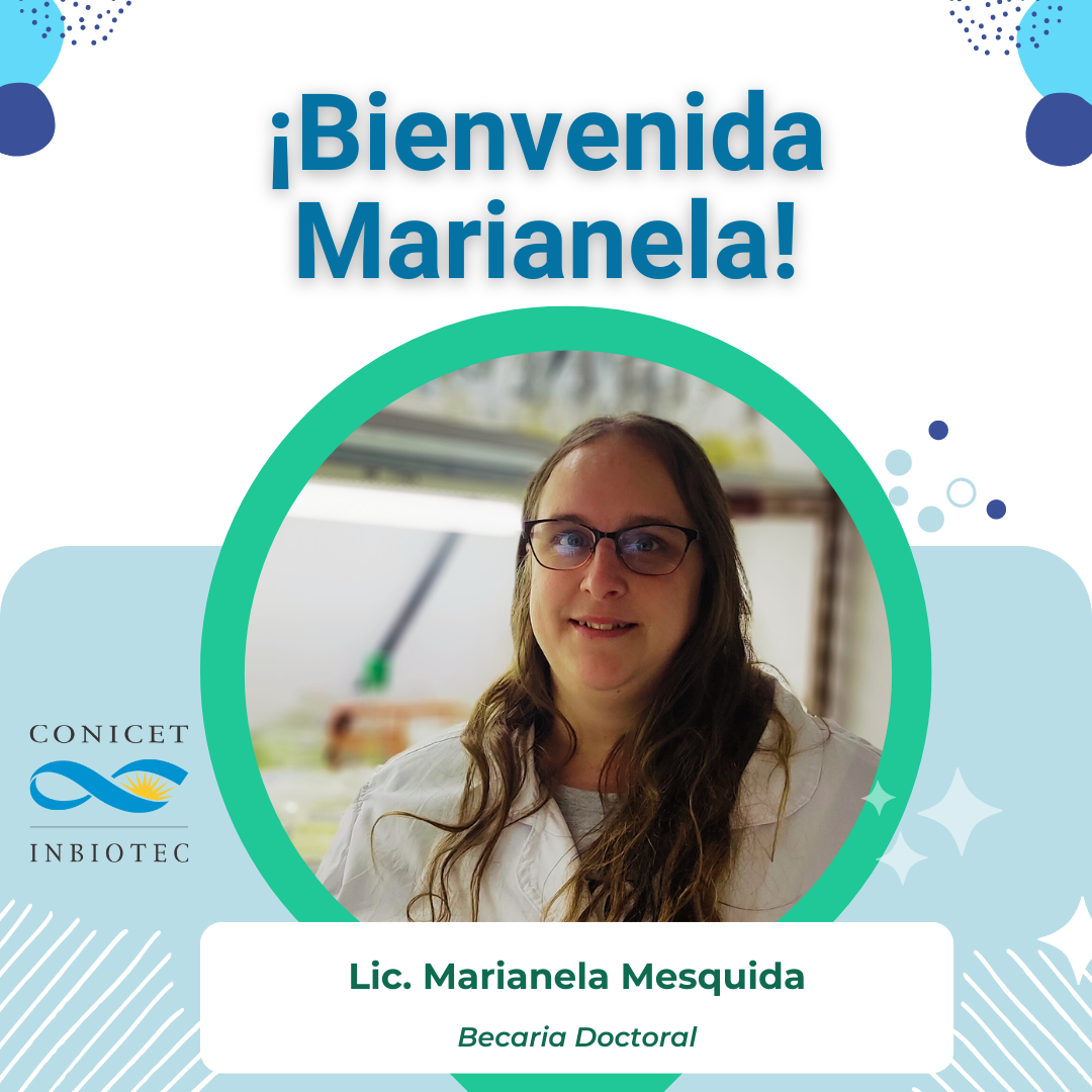 ¡Bienvenida Marianela! Nueva becaria doctoral
