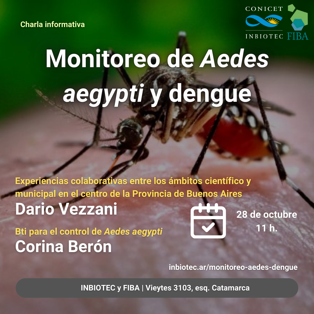 Charla informativa: Monitoreo de <i>Aedes aegypti</i> y dengue