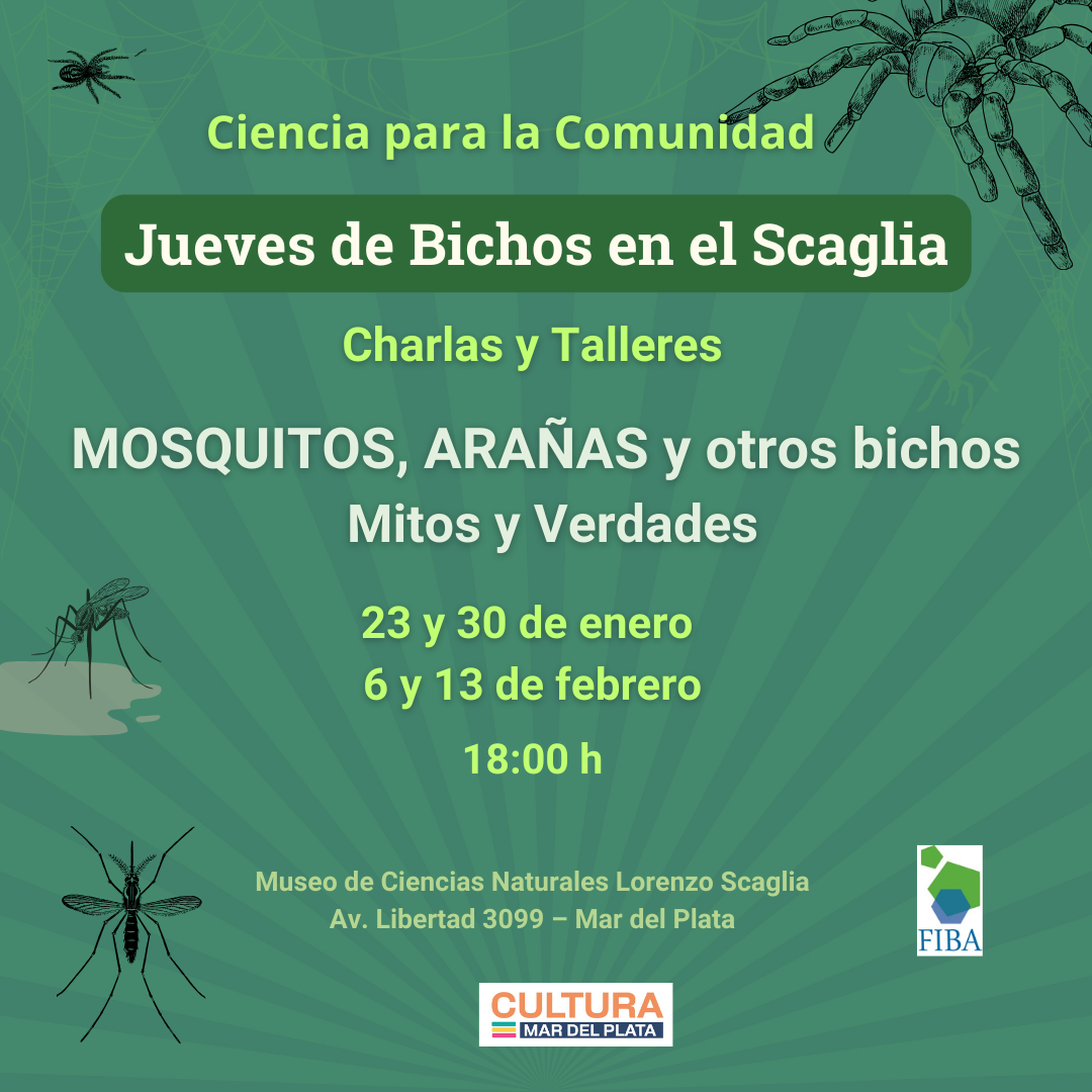 Ciencia para la Comunidad – Jueves de bichos en el Scaglia