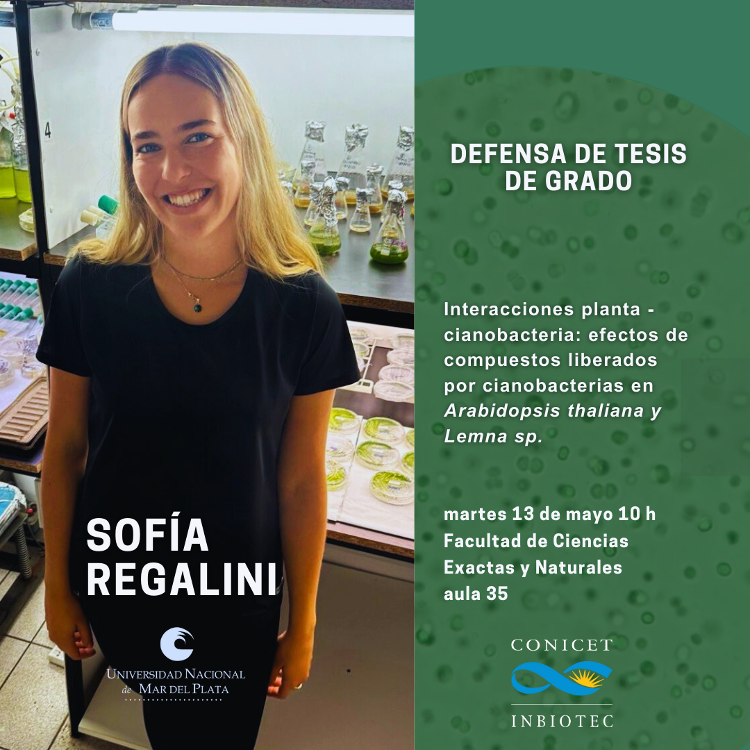 Defensa de tesis de grado de Sofía Regalini