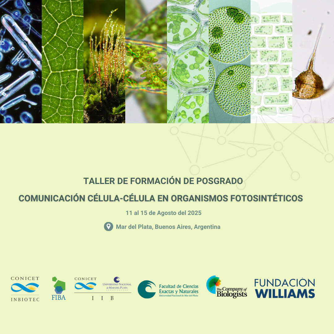 Invitación: Taller de Comunicación célula-célula en organismos fotosintéticos