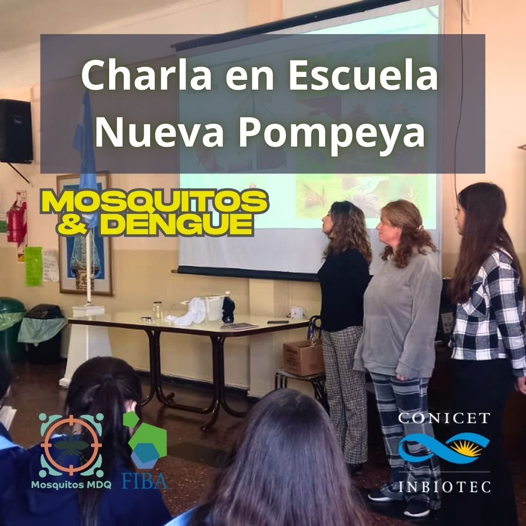 Visita del Grupo de Control Biológico a la Escuela Nueva Pompeya