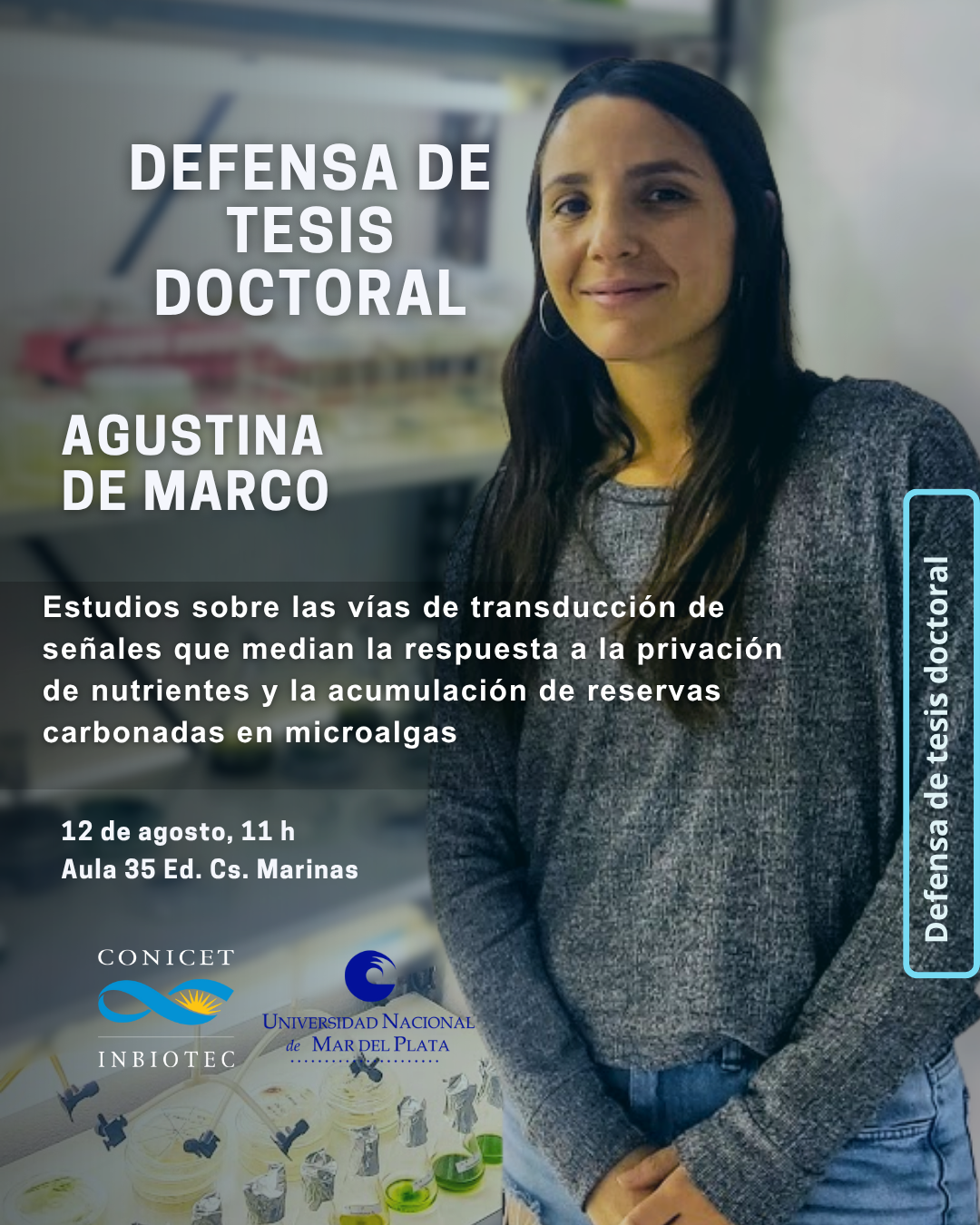 Defensa de tesis doctoral de Agustina de Marco